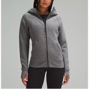 Lululemon Full Zip Scuba (Dark Heather Grey)
